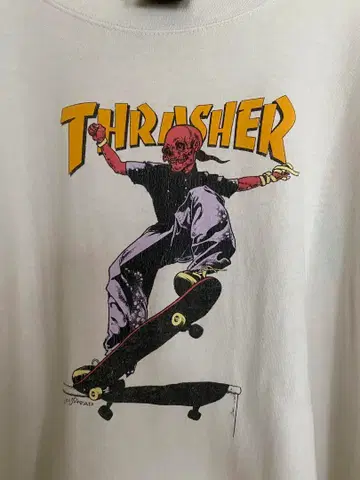 트레셔 90s-00s Thrasher pushead 티셔츠