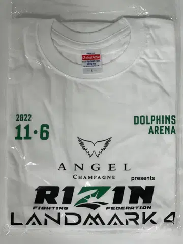 RIZIN LANDMARK4 VIP석 혜택 티셔츠 L 사이즈 TA2126