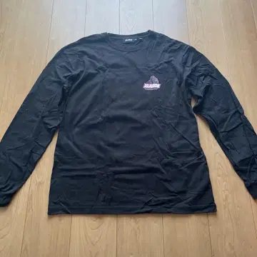 XLARGE 롱 T 블랙 백 프린트