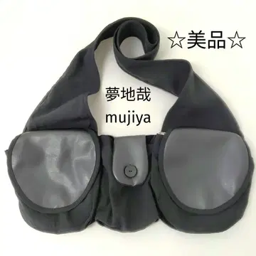 mujiya 무지야 숄더 백 블랙 검정 가죽 느낌