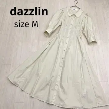 dazzlin 더즐린 허리 턱 셔츠 원피스 M
