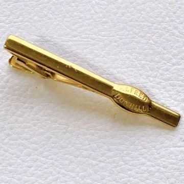 레어 디자인 dunhill 던힐 넥타이핀 골드 로고