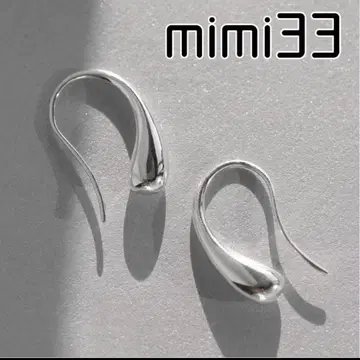 레어 완판템 mimi33 드롭 후크 귀걸이 Basic