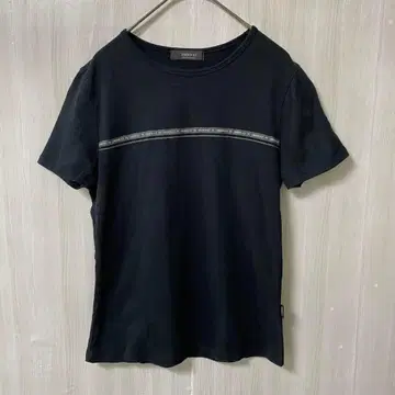 CHIGNON KT 키요코 타카세 상의 반팔 티셔츠 블랙 영문 로고