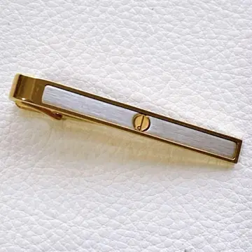 새상품급 dunhill 던힐 넥타이핀 실버 골드 d로고