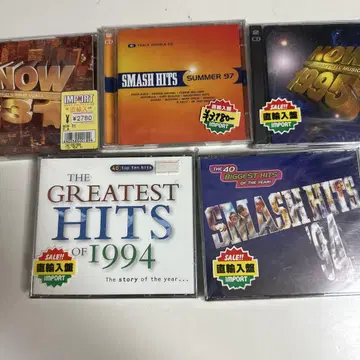 미개봉 새상품 서양 POP CD 컬렉션 5장 세트