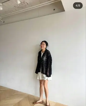 시루무린 소프트 스트레치 하프 슬랙스 팬츠