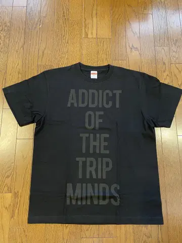 ADDICT OF THE TRIP MINDS 티셔츠 블랙 L