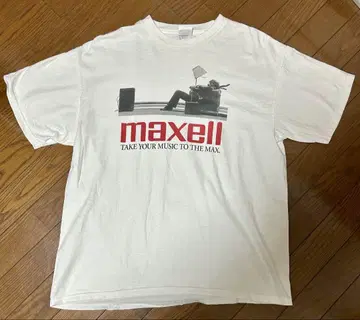 maxell 빈티지 티셔츠 90년대 오리지널