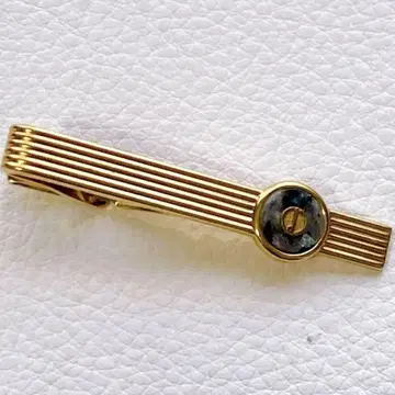 던힐 dunhill 골드 넥타이핀 타이다이 패턴