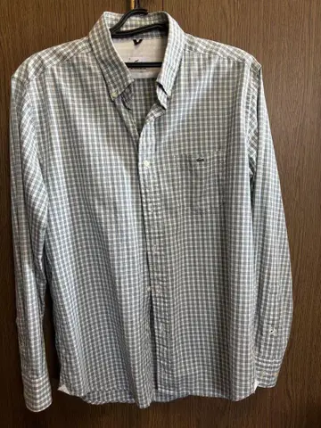 90년대 LACOSTE 긴팔 셔츠 체크 셔츠 사이즈 4
