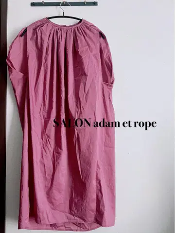 salon adam et rope 슬리브리스 튜닉 원피스 핑크 계열