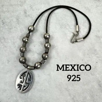 MEXICO 멕시코 주얼리 실버 925 오버레이 목걸이