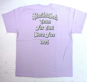 H&S S/S Tee XL Purple 미사용 티셔츠