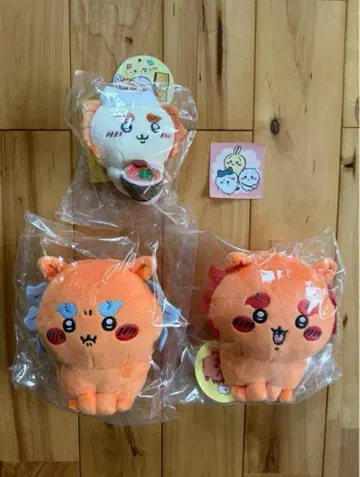 치이카와 봉제 인형 세트 아운 시사 마스코트 스티커