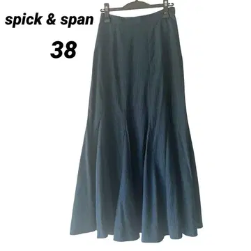 [새상품급] spick and span 플레어 롱 스커트 어른 체크 38