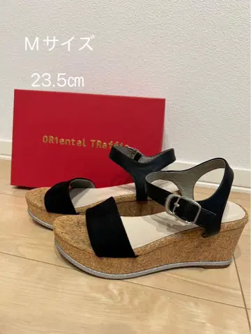 ORiental Traffic 웨지 샌들 M 사이즈 23.5cm