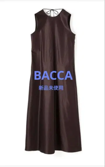 BACCA 코튼 백 새틴 롱 원피스 미사용 새상품 투모로우랜드