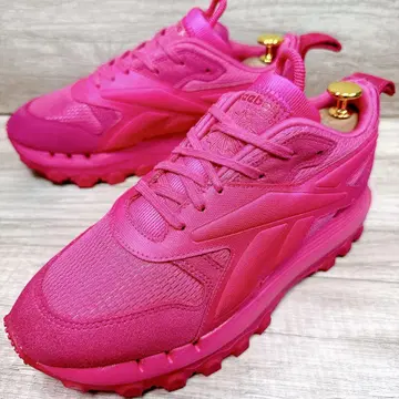 Reebok 리복 CARDIB 스니커즈 핑크 24.5cm 통굽