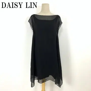 LA7524 데이지린 레이어드 슬리브리스 원피스 블랙 38