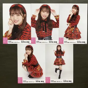 무카이치 미온 AKB48 브로마이드 5장 컴프 102