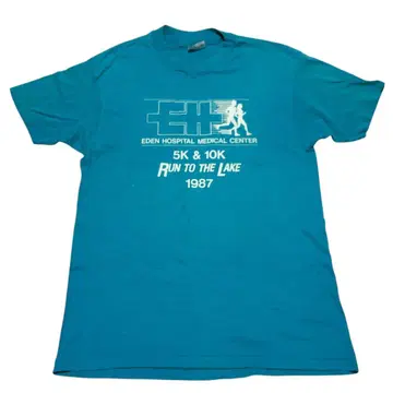 USA 제 80년대 빈티지 티셔츠 1987 여름 구제 의류 m 201