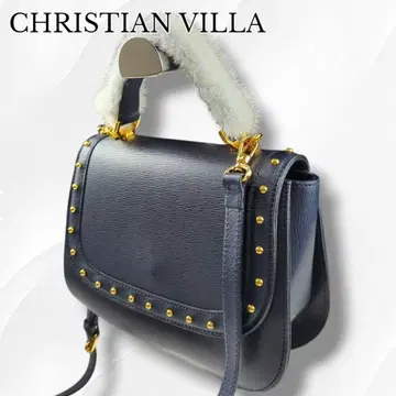 CHRISTIAN VILLA 숄더백 2way 퍼 핸들