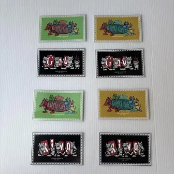 King Gnu (킹 누) 오리지널 스티커 8매 세트