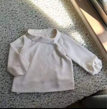 내추럴 뷰티 청순한 롤 칼라 블라우스