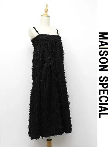 A379/MAISON SPECIAL 테이프 얀 자카드 원피스
