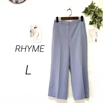 8872-1 라임 RHYME 슬랙스 L 무지 오피스 출퇴근