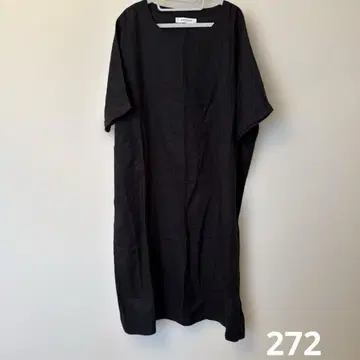 미사용 새상품 세텐 블랙 셔츠 원피스 반팔 앞 포켓 부착