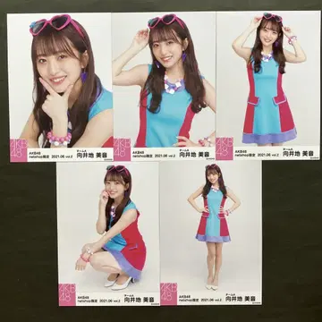 무카이치 미온 AKB48 브로마이드 5장 컴프 106