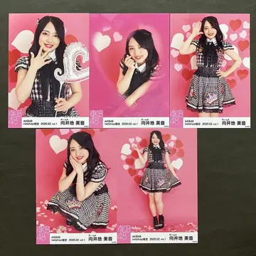 무카이치 미온 AKB48 브로마이드 5장 컴프 108