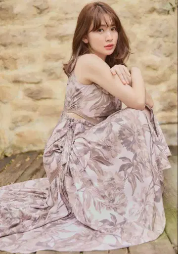 Herlipto Floral Cut-Out Long Dress S