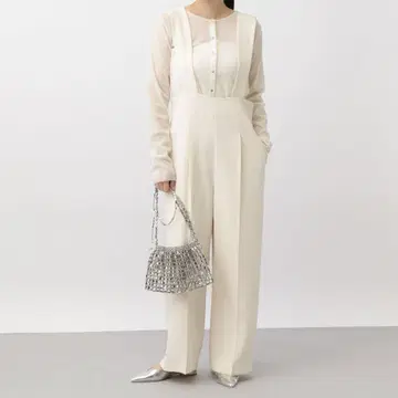 아이보리 살로펫 와이드 레그