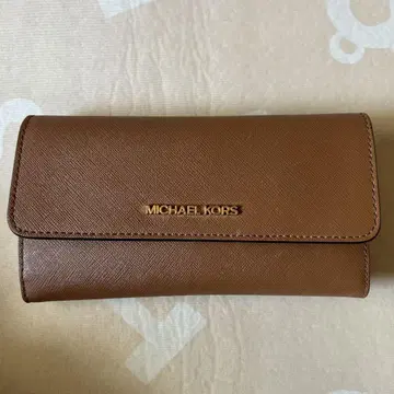 MICHAEL KORS 3단 폴더형 지갑 브라운