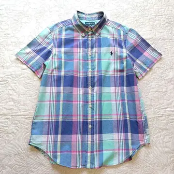 [컨디션 최상] RALPH LAUREN 랄프 로렌 체크 반팔 셔츠 L