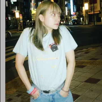 Alexandros Paint Tee (Light Blue)