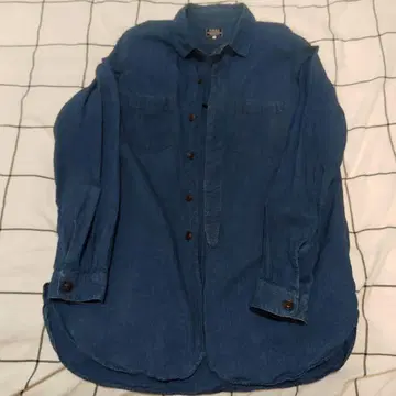 TOPAZ 데님 긴팔 셔츠
