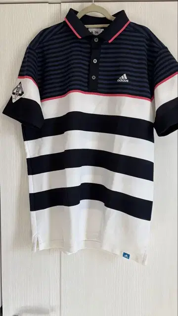 adidas 스트라이프 폴로 셔츠 남성용
