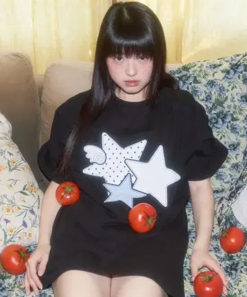 FANCY CLUB 티셔츠 한국 블랙