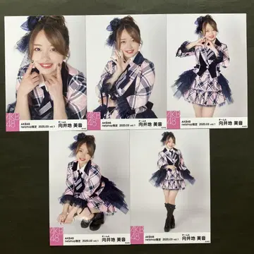 무카이치 미온 AKB48 브로마이드 5장 컴플 110