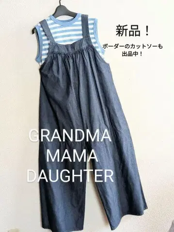 [새상품/미사용] GRANDMA MAMA DAUGHTER 어른의 오버롤