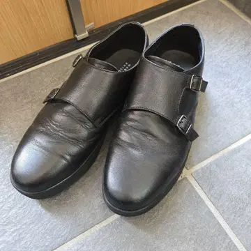 [중고] 매킨토시 필로소피 가죽 신발 블랙 26cm