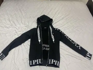 1piu1uguale3 RELAX 로고 큐빅 후드티 L 사이즈