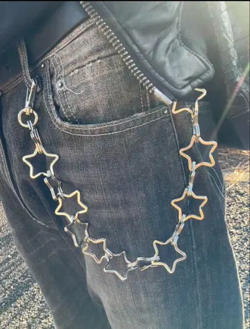 Stefan Cooke Star Strap 지갑 체인 45cm