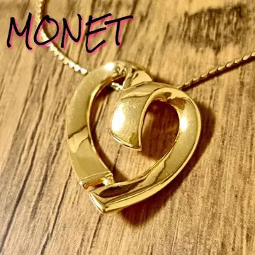 모네 롱 목걸이 오픈 하트 빅 사이즈 골드 롱 빅 레어