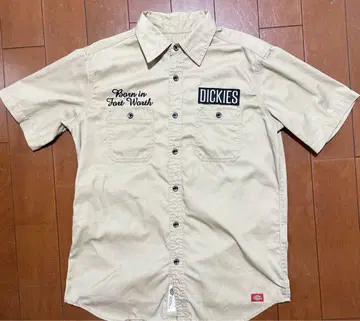 DICKIES 베이지 워크 셔츠
