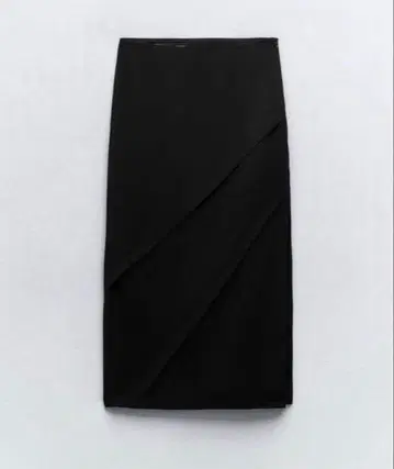 ZARA 택 포함 미사용 새 상품 블랙 롱 스커트 M 사이즈 비즈니스